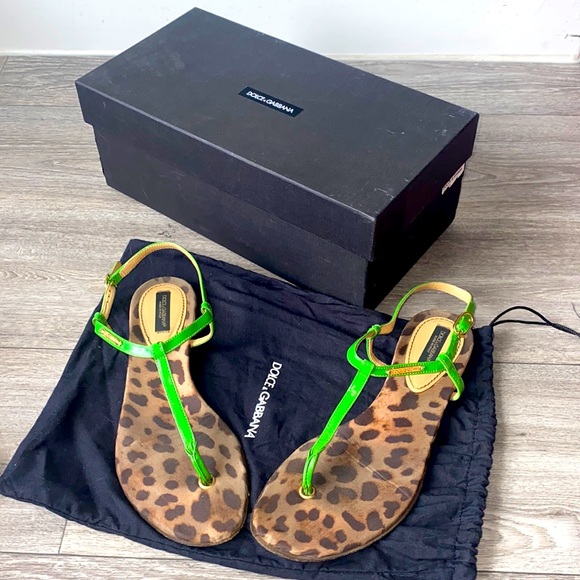 Dolce&Gabbana patent leather sandals size 36 - Picture 1 of 10